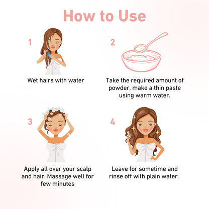 how to use hair shampoo powder