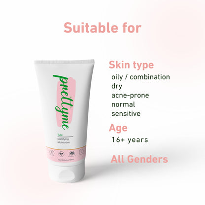 oil free mattifying moisturizer for oil control, long lasting, skin soothing and barrier protection, suitable for image