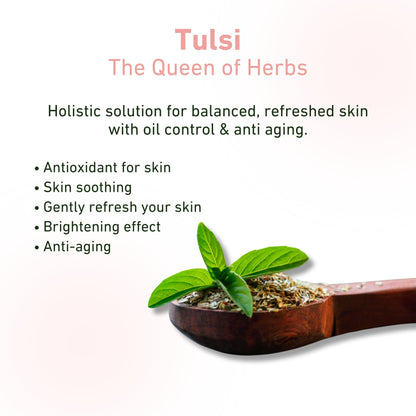 daily intense oil free mattifying moisturizer for oil control, long lasting, skin soothing and barrier protection, tulsi benefits image