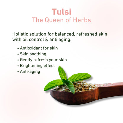 night face cream for anti ageing, glowing skin, skin repair, barrier protection & hydration, tulsi image